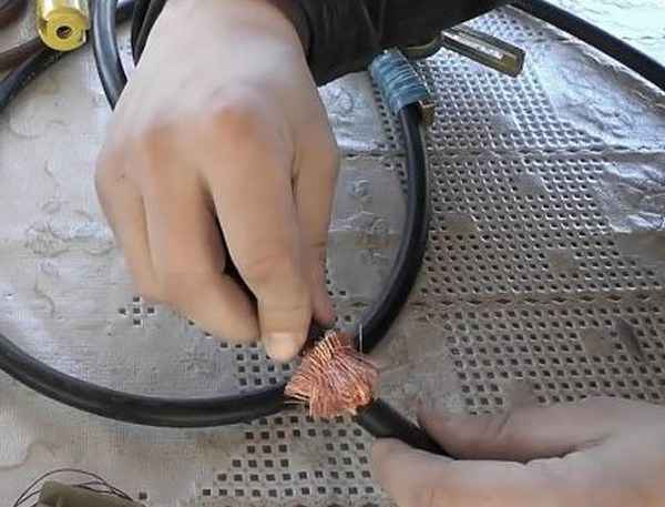 Как соединить сварочный кабель без пайки и опрессовки