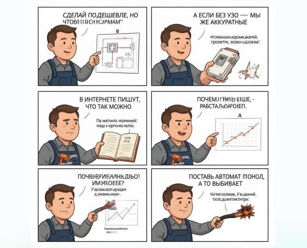Типичные фразы заказчика электрику — и как на них реагировать